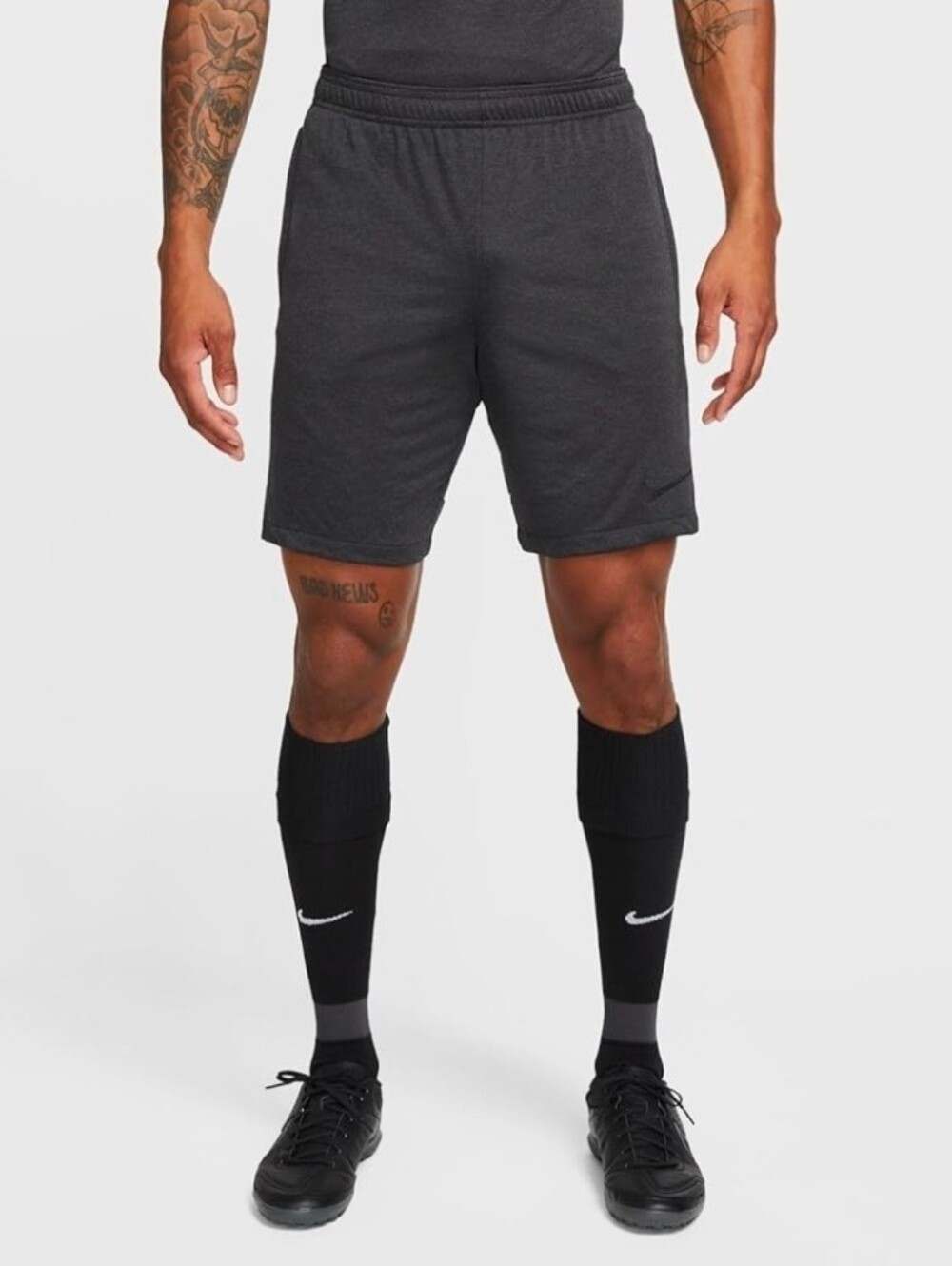 Nike Academy Dri-FIT Soccer Shorts Men Medium Black Athletic Training Activewear